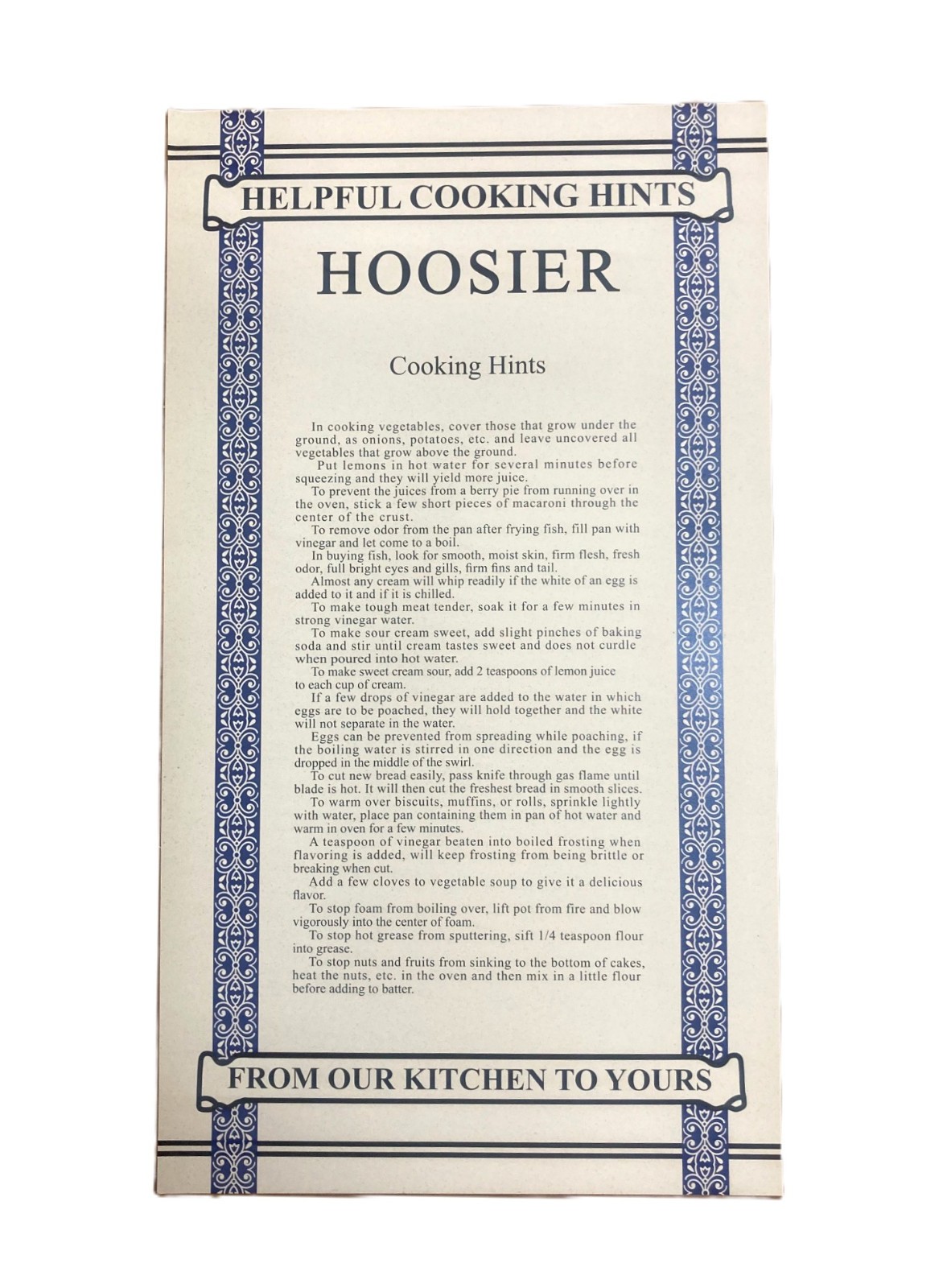 Hoosier Cabinet Door Chart Three Piece Set Flour Bin