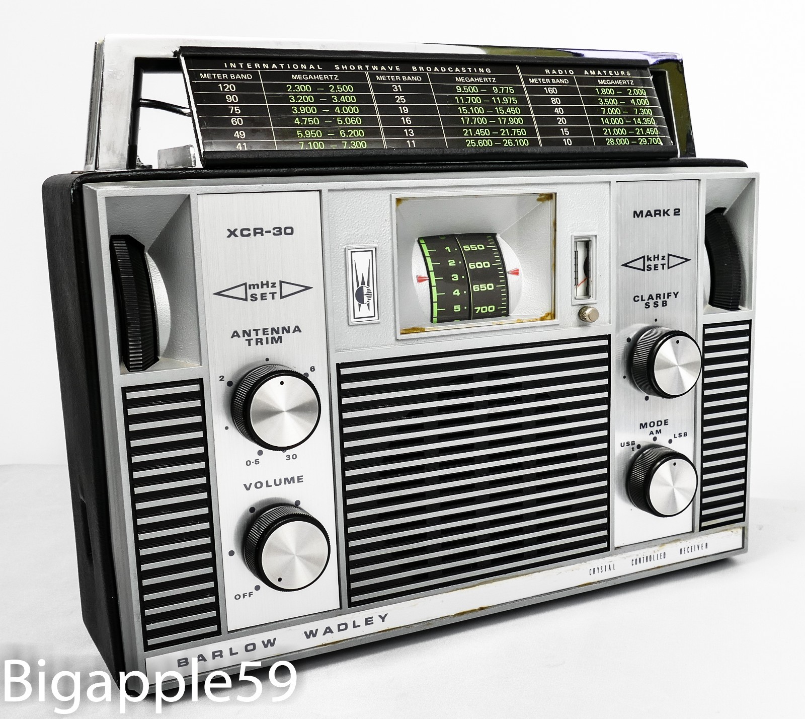 Barlow Wadley XCR-30 Mark II Radio Receiver w/ Documents **WONDERFUL SENSITIVITY