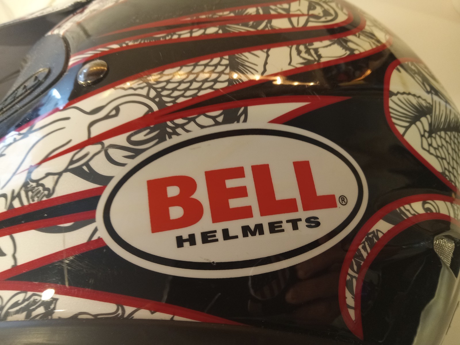 Vintage Bell Racing Helmet Japanese Design SC-R Size M Motorcross