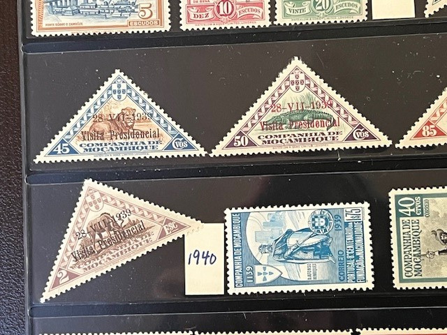 Mozambique Company 1892-1940 Nice Collection Mint Hinged in Stock Sheet 7A080S