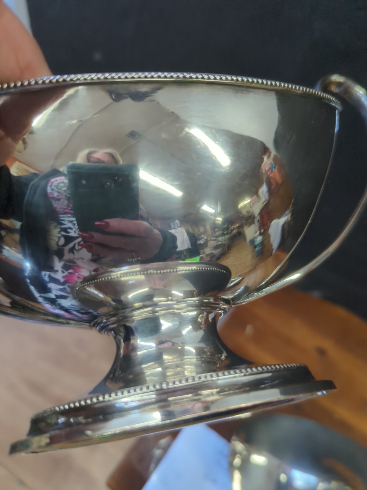 Antique English Silver Plate Georgian Style Sauce Tureen John Scofi London