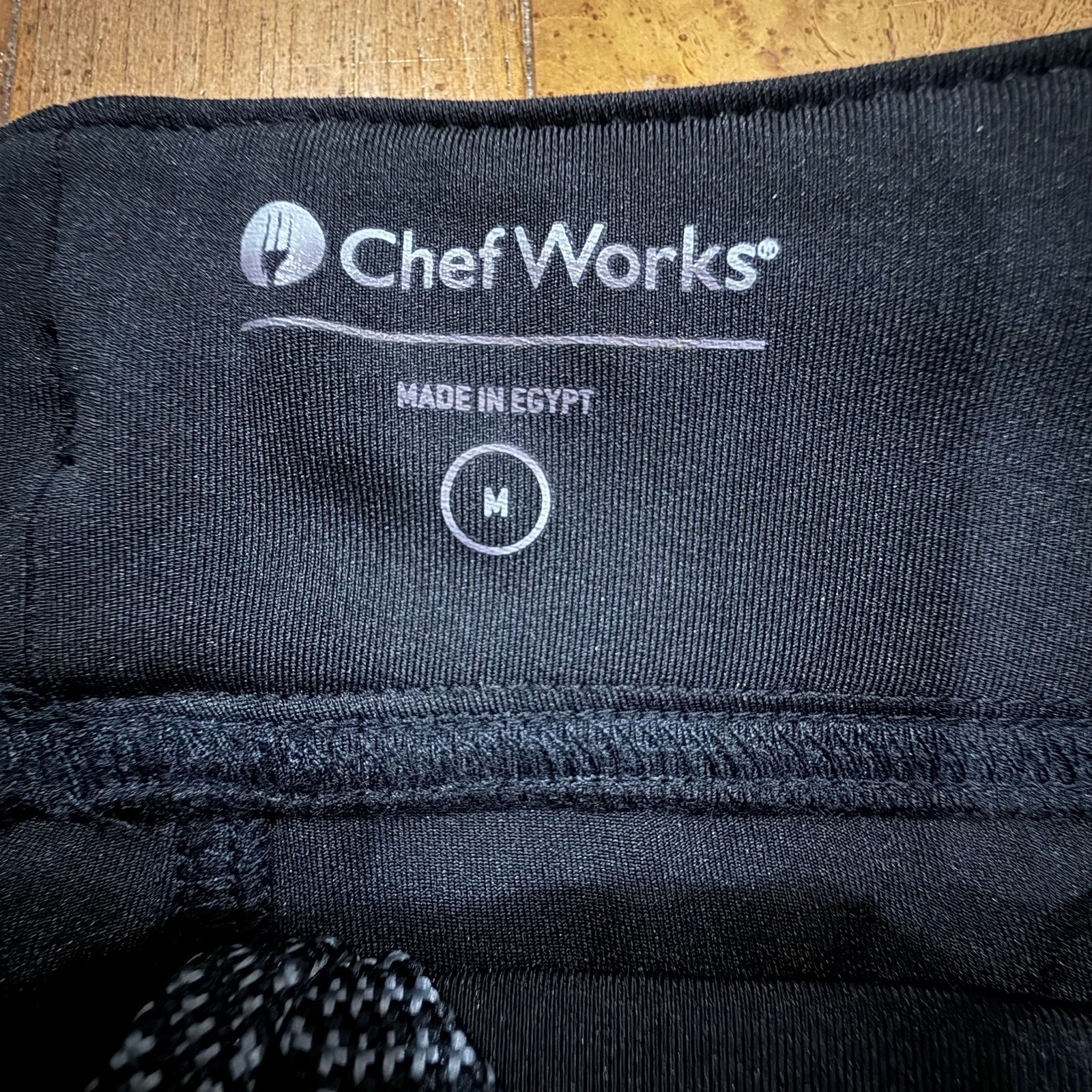 Chef Works Unisex Jogger Chef Pants MEDIUM Black PBEO2
