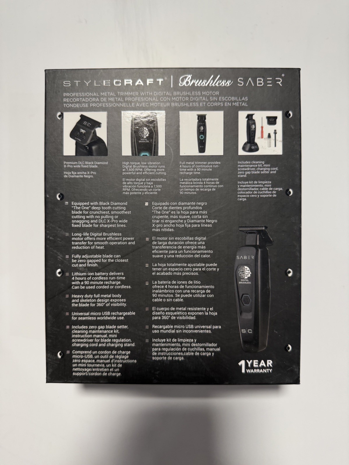 SC Saber Trimmer Black SC403B - Brand New