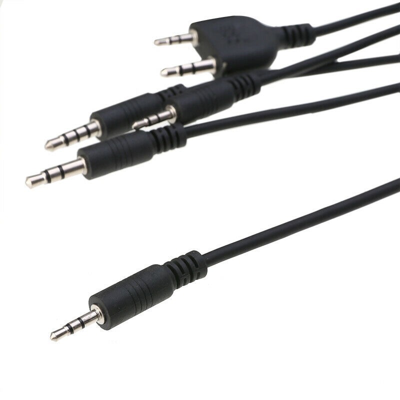 8 in 1 USB Programming Cable+Software CD For Motorola Baofeng Kenwood HYT Radio