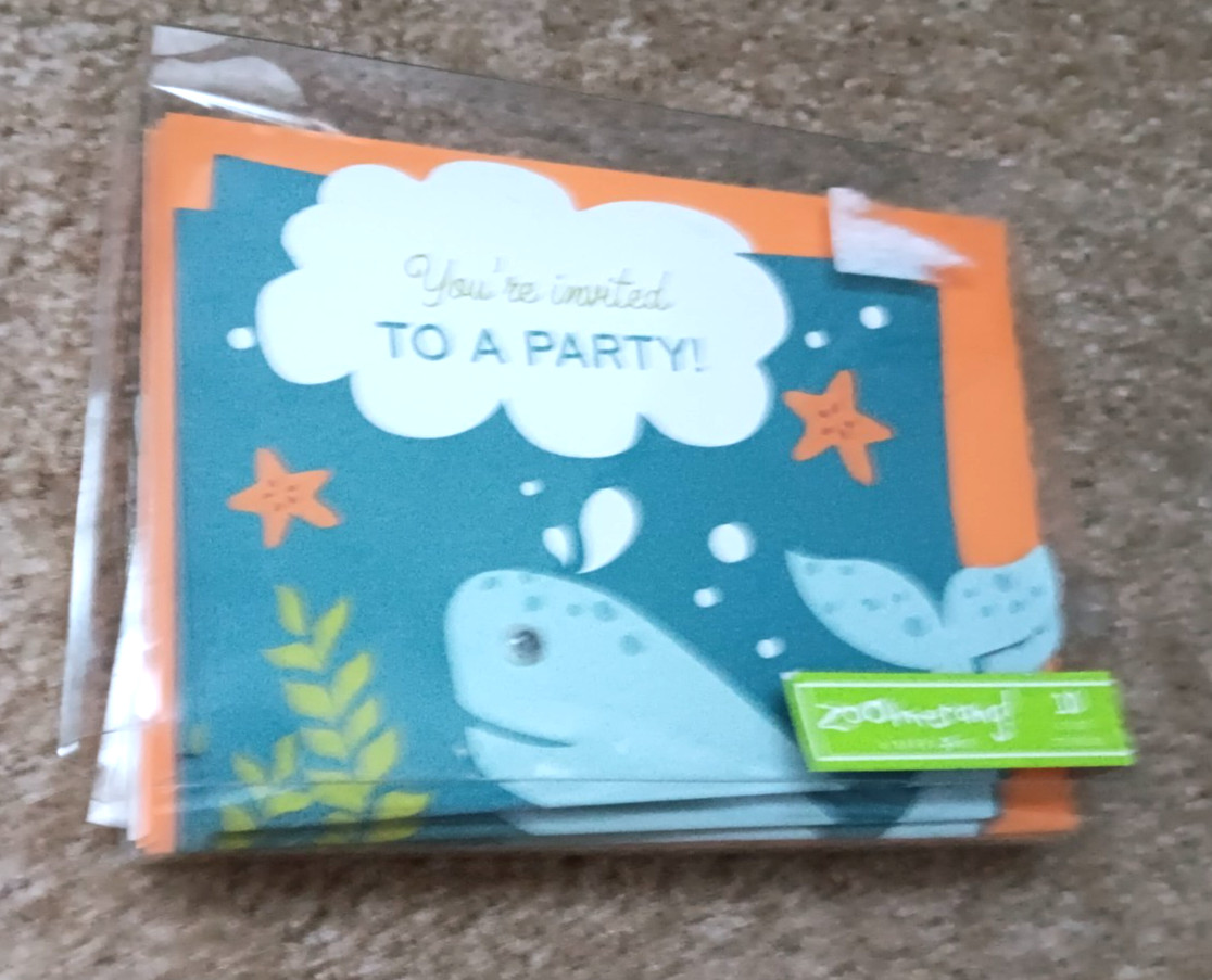 Party Supplies Invitations Lot Baby Shower Birthday Notecard Paper Serving Bowl