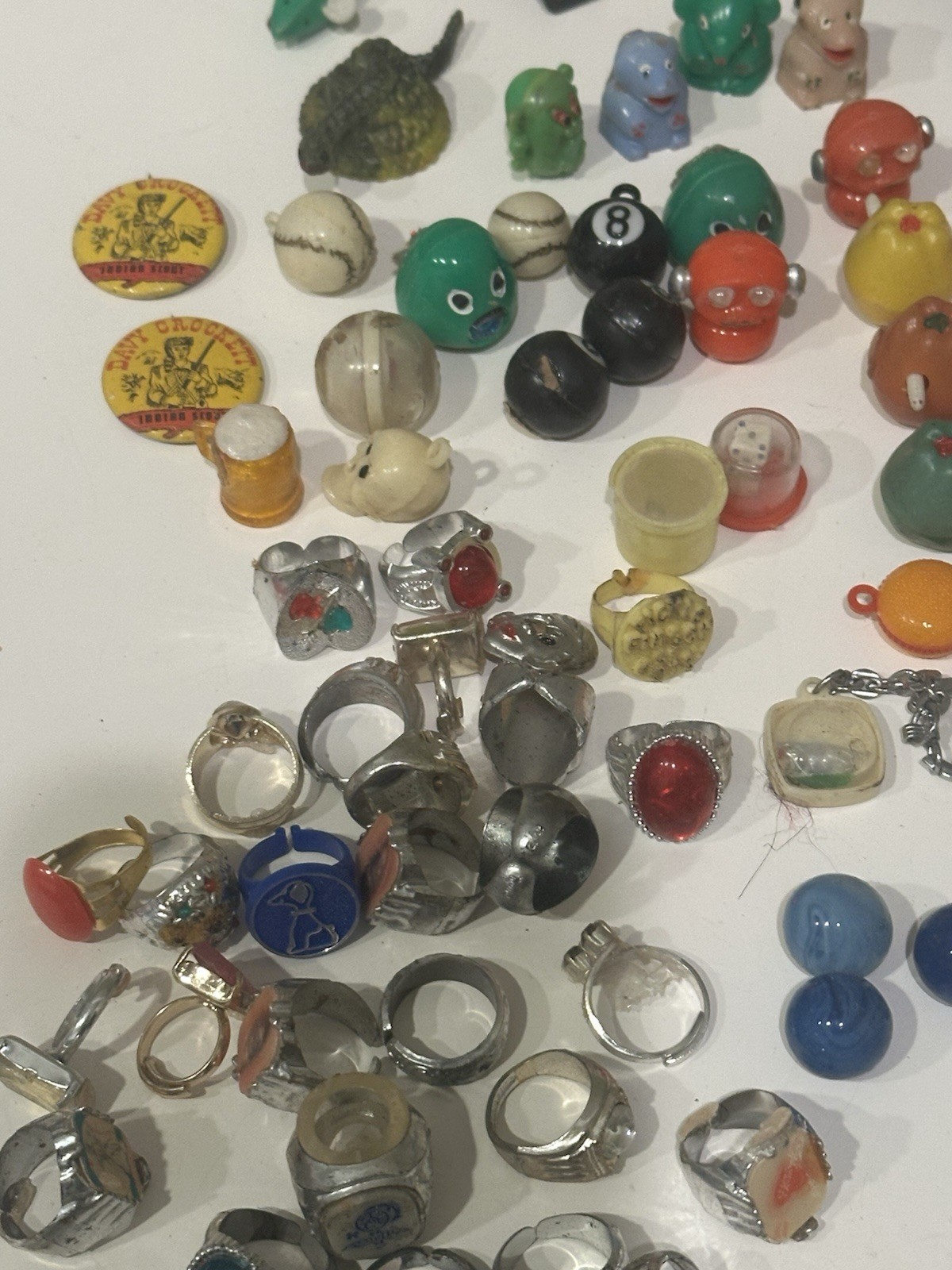 Vintage Gumball Machine Trinkets Toys Mixed Lot