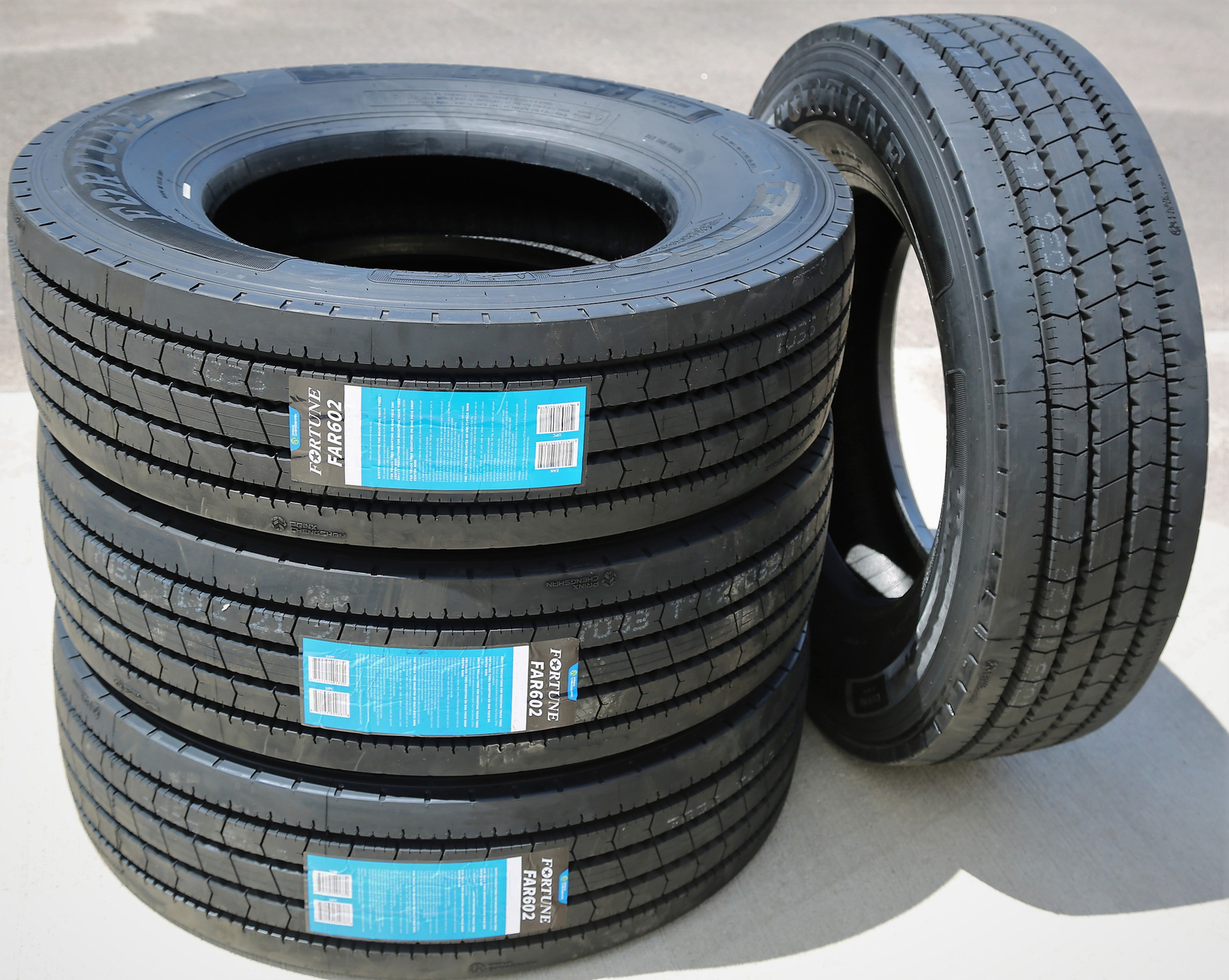 4 Tires Fortune FAR602 235/75R17.5 Load J 18 Ply All Position Commercial