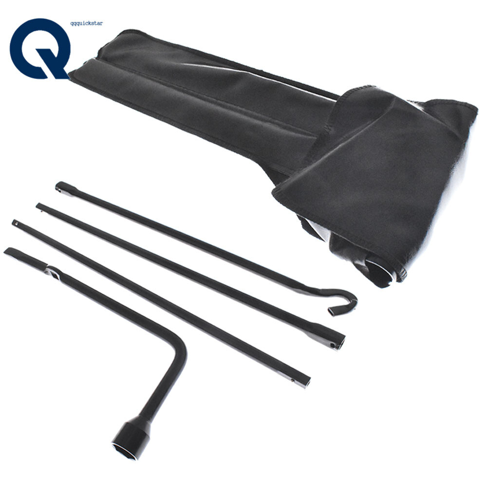Spare Tire Jack Tool Kit w/ Bag For 05-17 Toyota Tacoma Lug Wrench Replacement