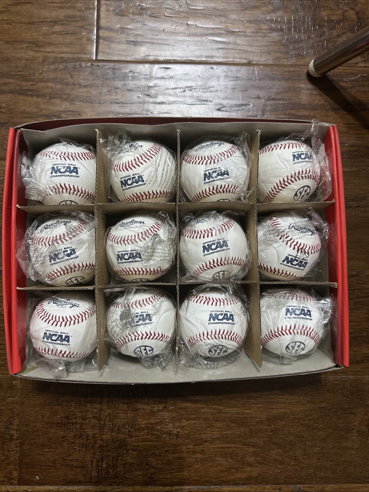 Brand New SEC Rawlings Baseballs Dozen