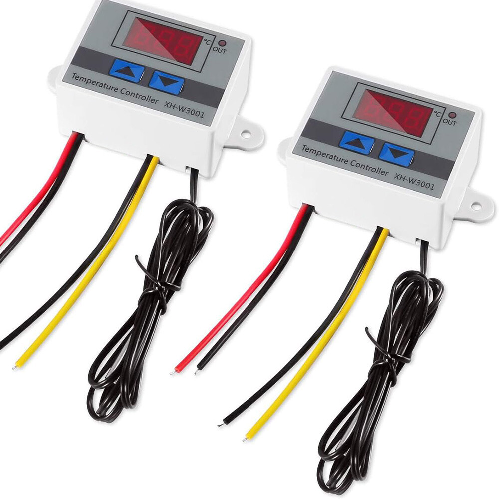 4x AC110-220V Digital Temperature Controller Incubator Thermostat Switches Probe