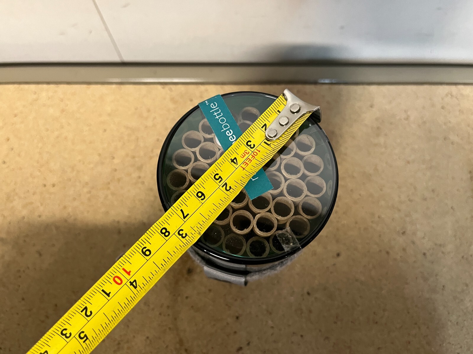 Native Bee Bottle Bee House Hotel Wild Pollinator Bee Habitat Garden Recycled