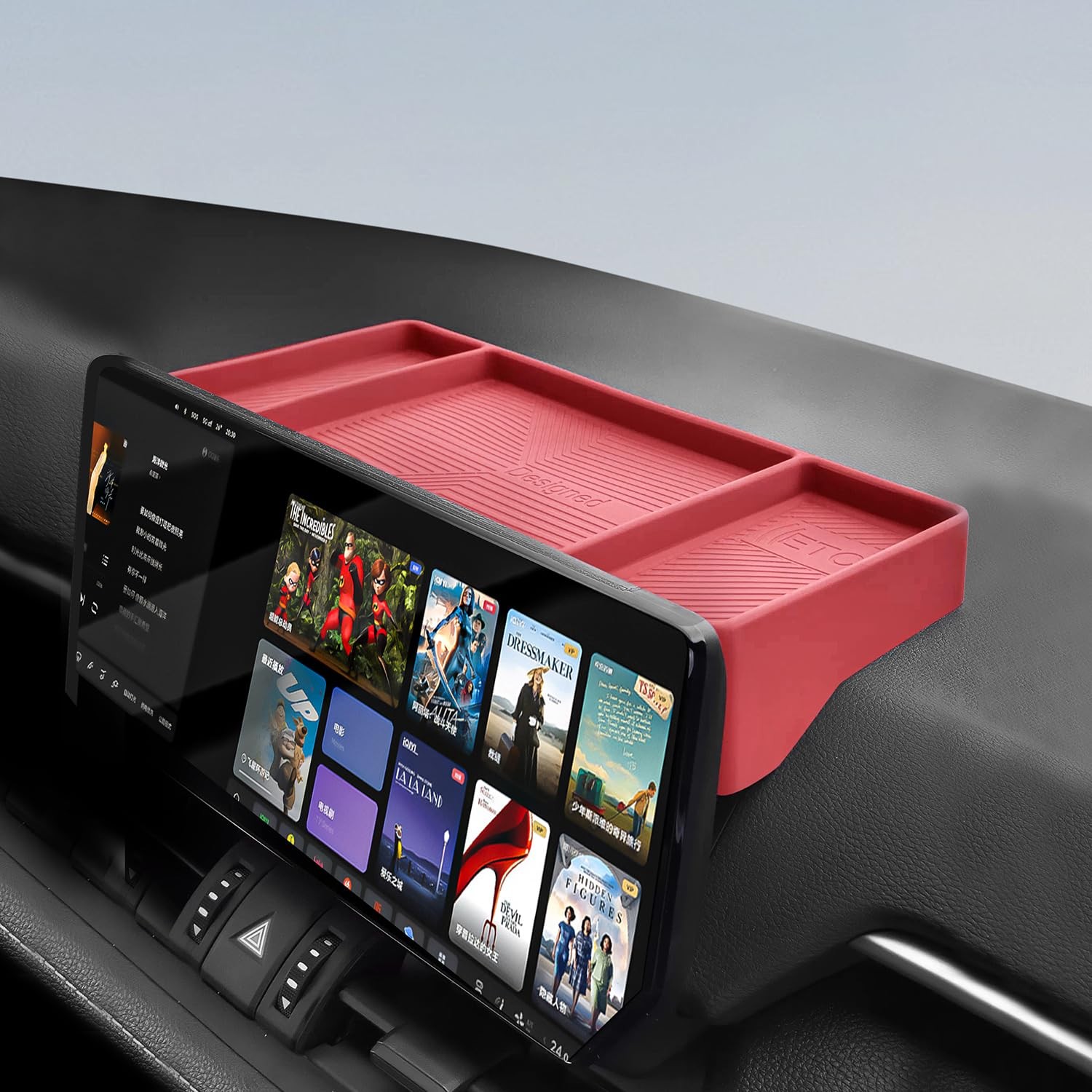 Dashboard Organizer for Toyota 2021-2026 RAV4 /RAV-4 / Wildlander, Silicone D...