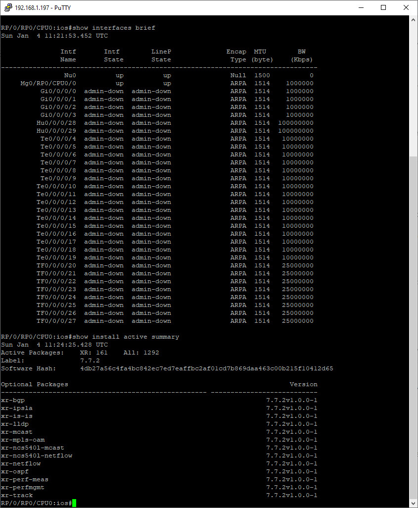 CISCO N540X-16Z4G8Q2C-D NCS 540 BGP ROUTER 16x10G 8x25G 2x100G DC QSFP28 SFP28