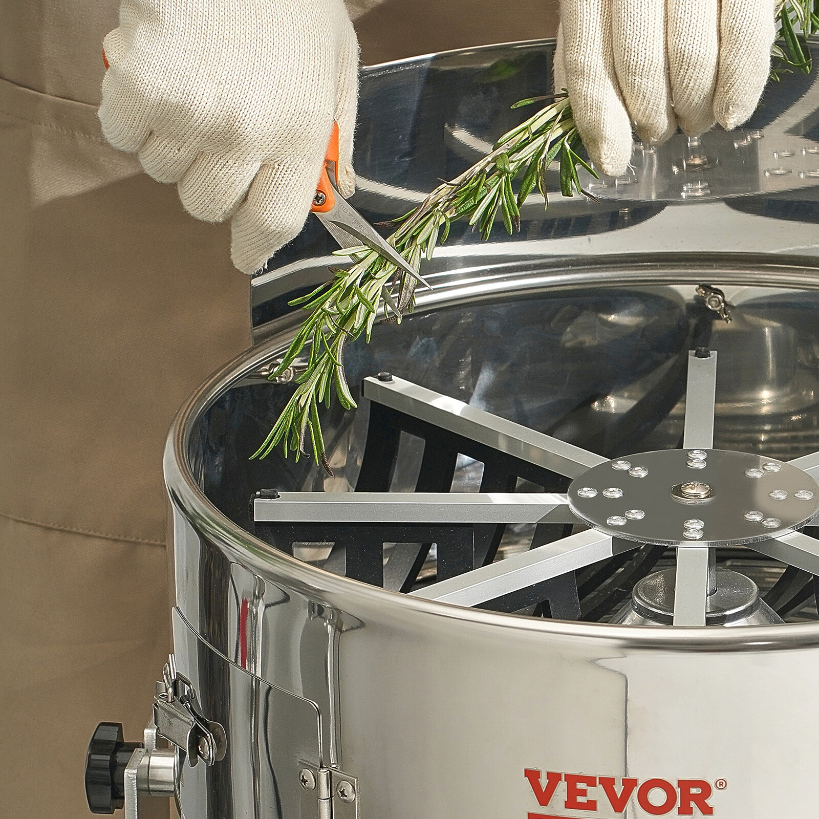 VEVOR Electric Bud Trimmer 19'' Electric Leaf Trimmer Machine 60W Sharp Blades