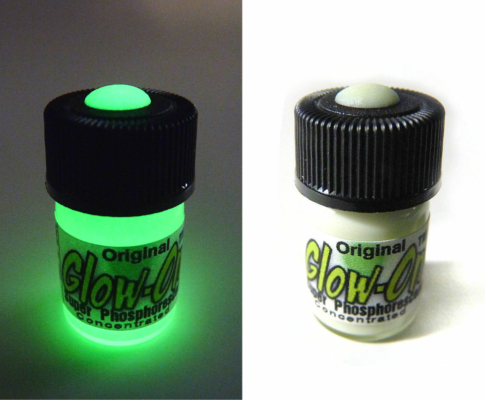 Glow-On ORIGINAL Glow Paint For Gun Sights, Fishing Lures 2.3 ml Vial. Bright!