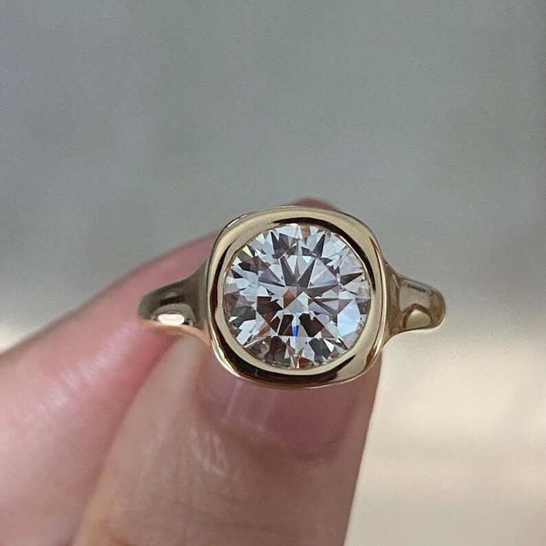 2.30 TCW Classic White Lab Grown Diamond Engagement Ring