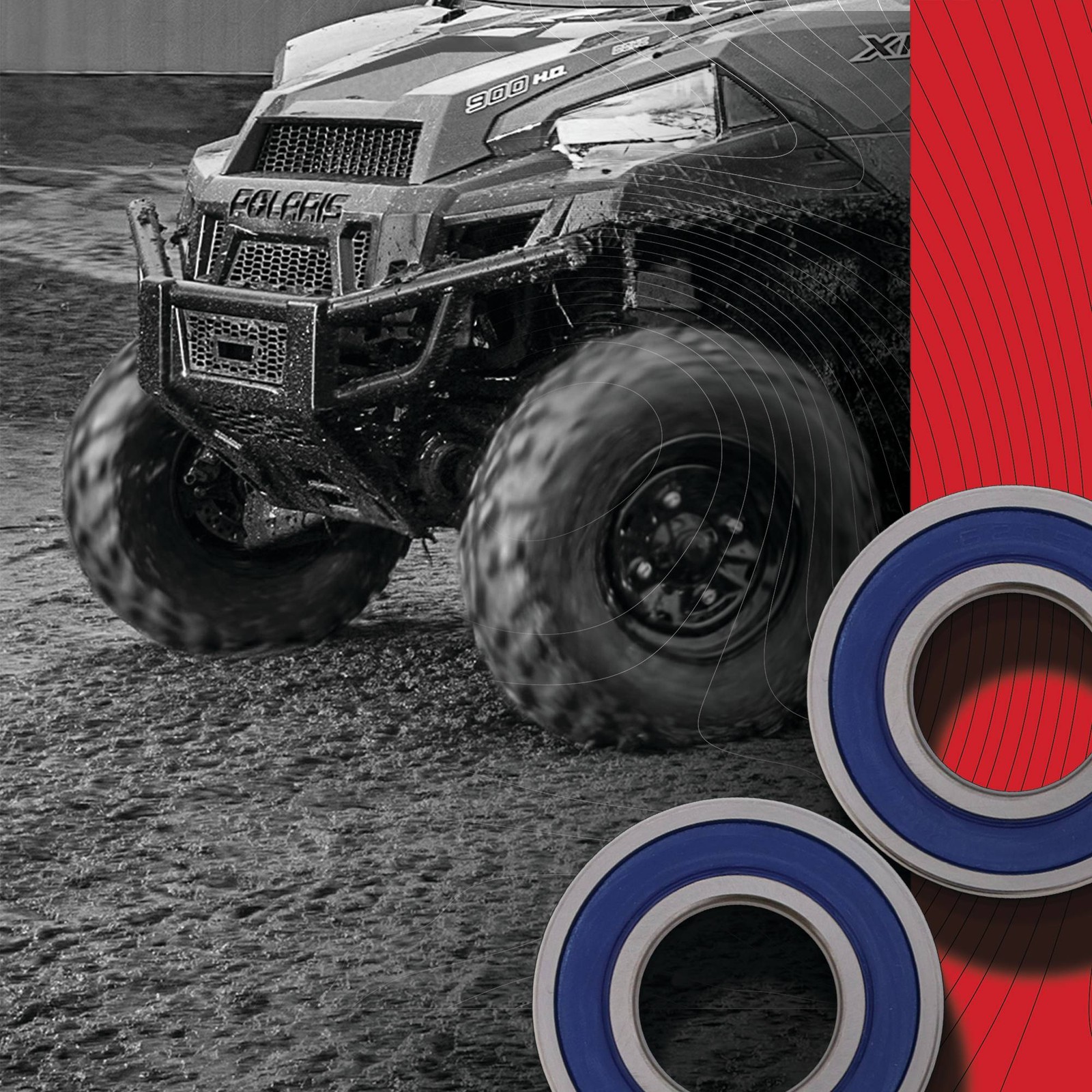 All Balls Front Wheel Bearing Seal Kit For Yamaha YZ250F 01-12 YZ400F 98-99