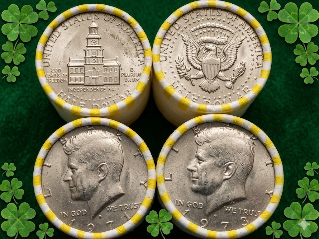 Kennedy Half Dollar Roll     Unsearched!    20 COINS!    Hunt for Silver++++++++