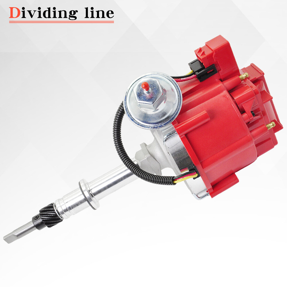 INLINE 6 232 258 4.2L 6 CYL HEI DISTRIBUTOR + RED WIRES USA FOR JEEP CJ5 CJ7 AMC