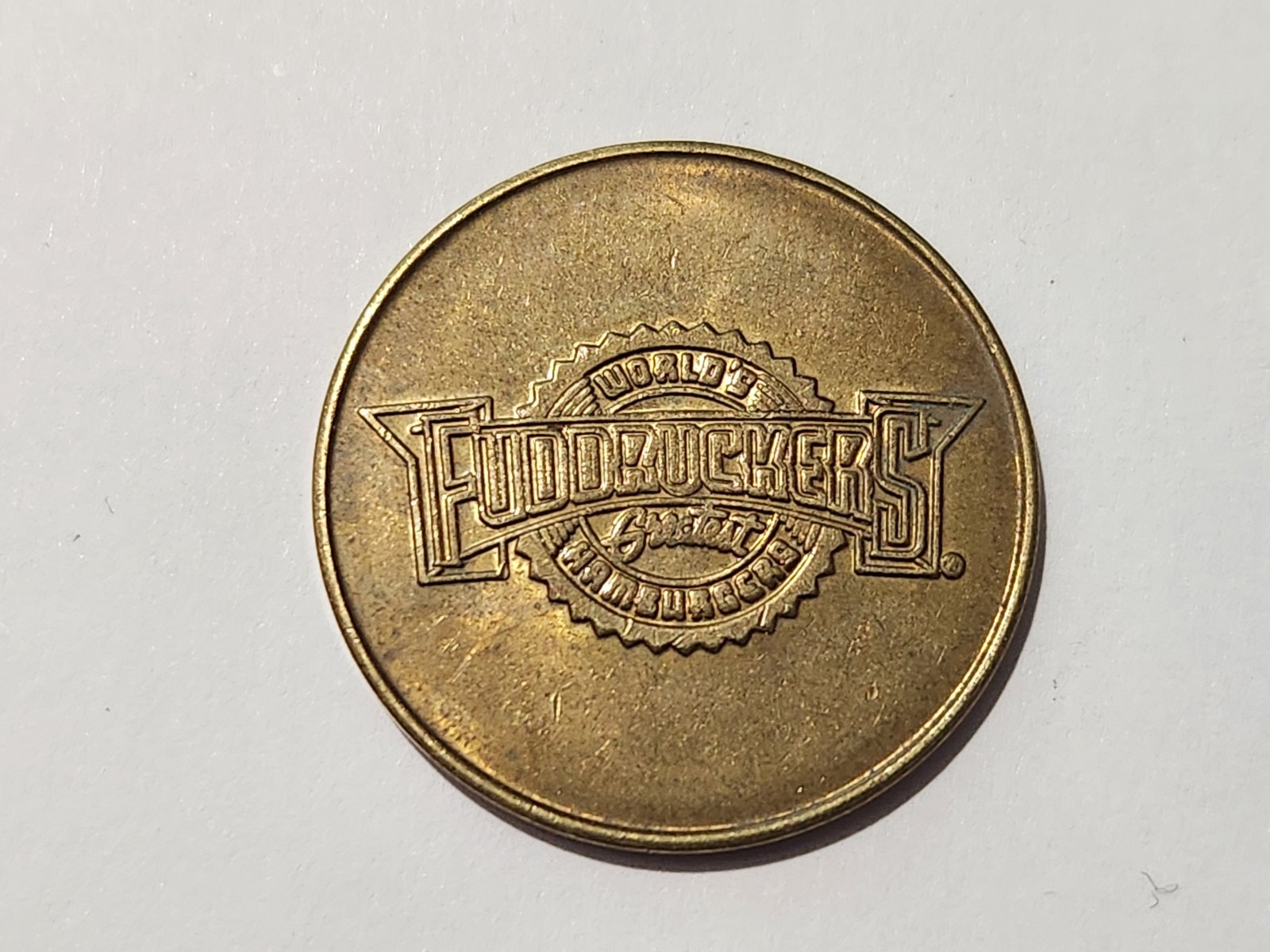Fuddruckers Arcade Game Token