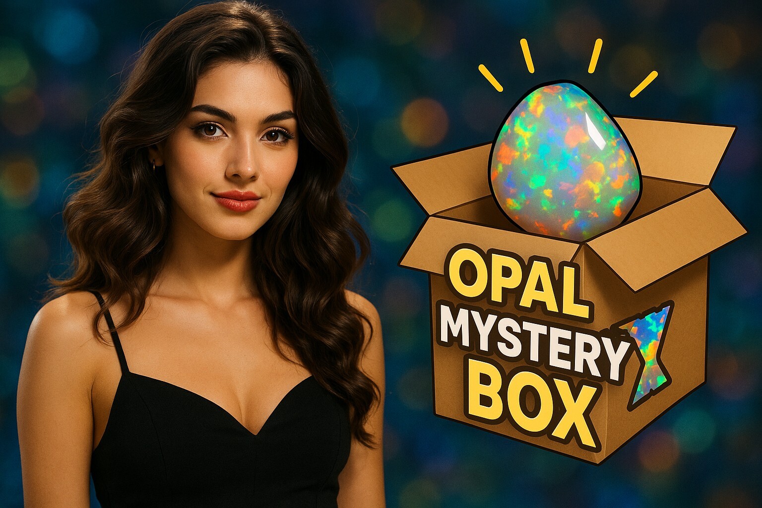 ✨Coober Pedy opal rough 1 oz Mystery Box🎁