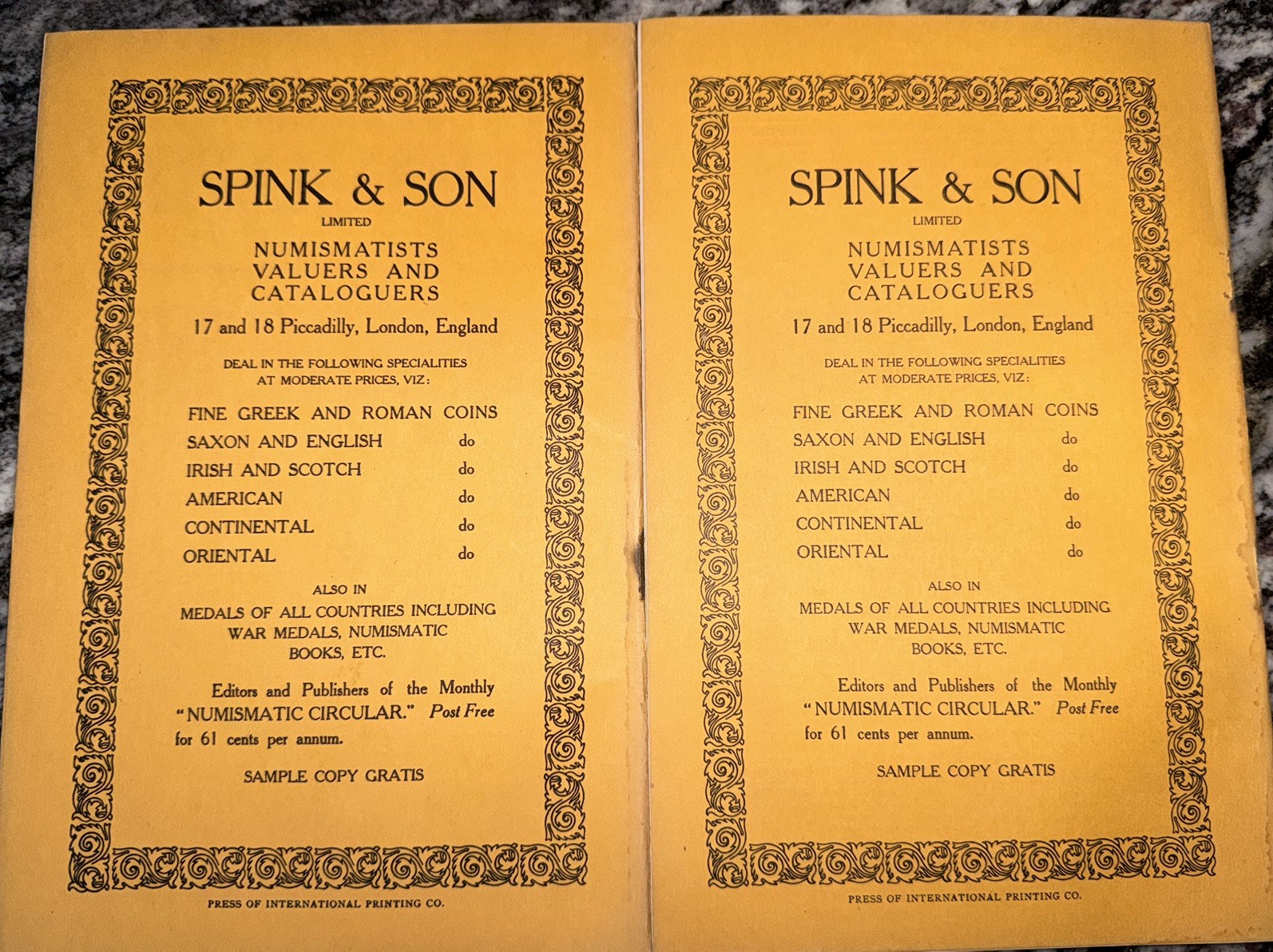 The Numismatist January 1909 Volumes Three & Four Magazine