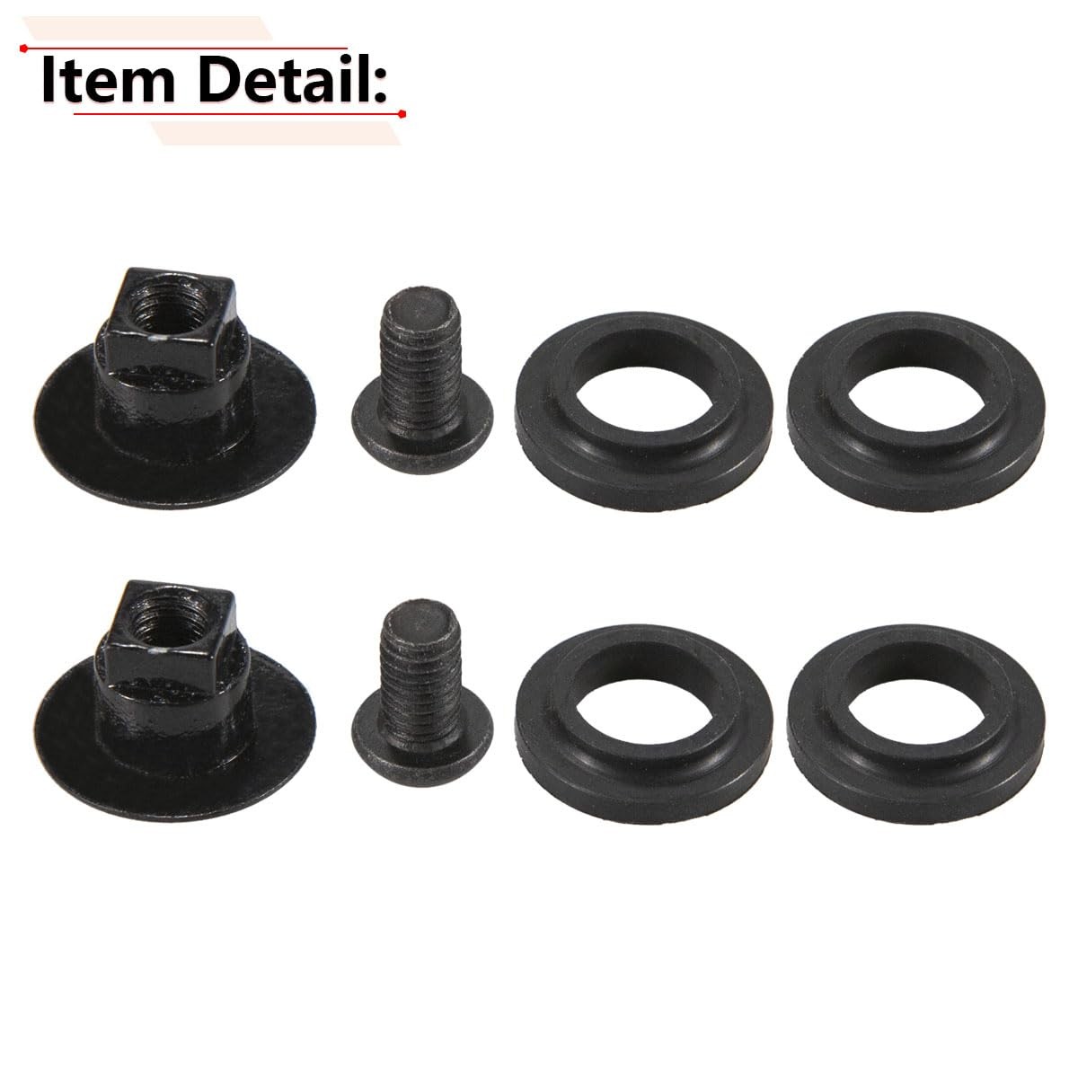 2pcs Rear Quarter Glass Window Latch Bolt Kit 03-17 Toyota Sienna