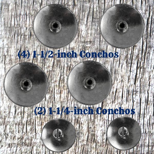 Angel Fire Concho Saddle Set CON419-A-2-SD-SET