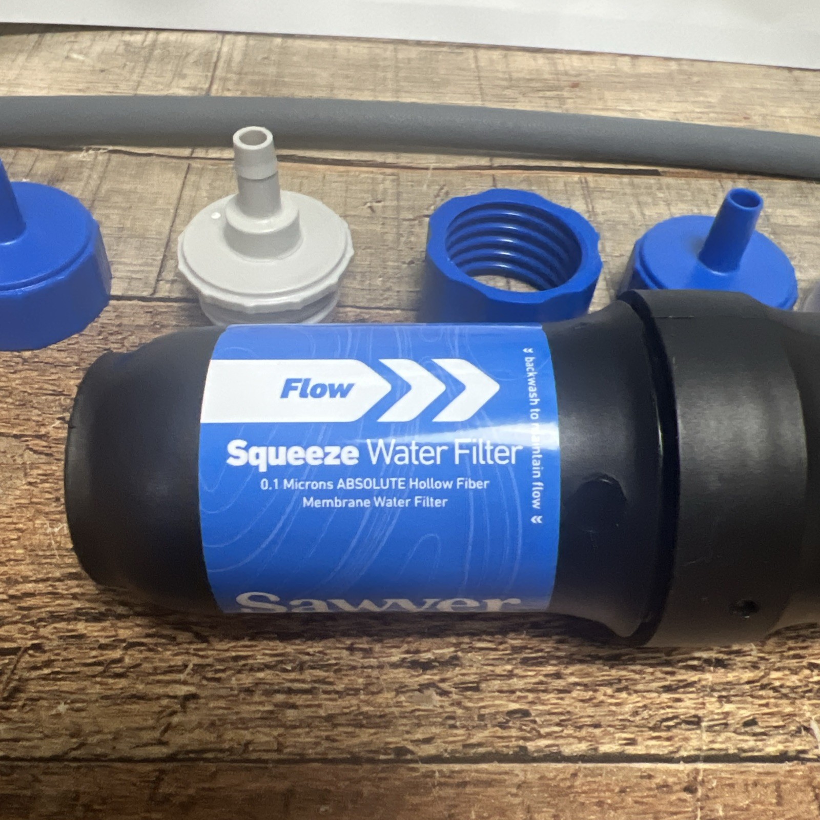 Sawyer 2 Gallon Gravity Water Filtration System Camping Emergency Kit