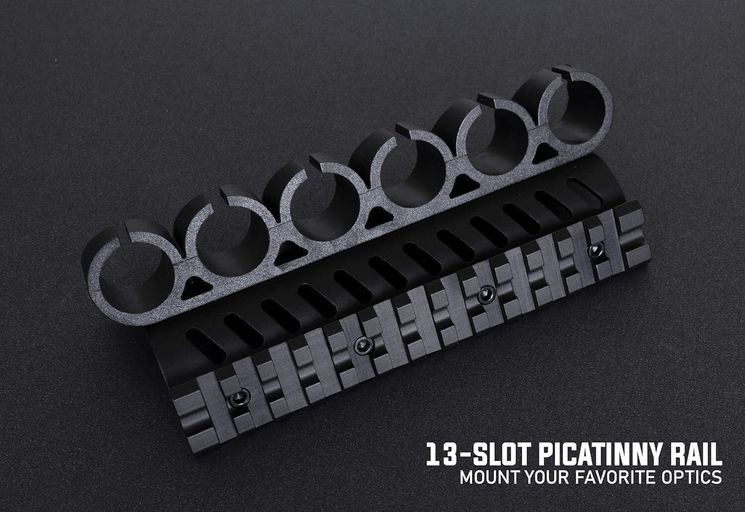 Durable Metal 12 Gauge Side Saddle For Mossberg 590 Easy Install Design