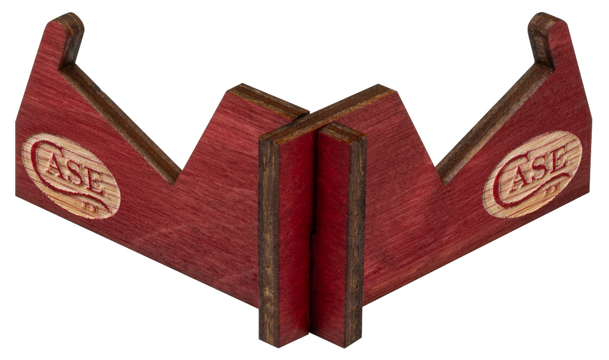 CASE XX Knives 50324 Red Laminated Wood Knife Stand 5-Pack