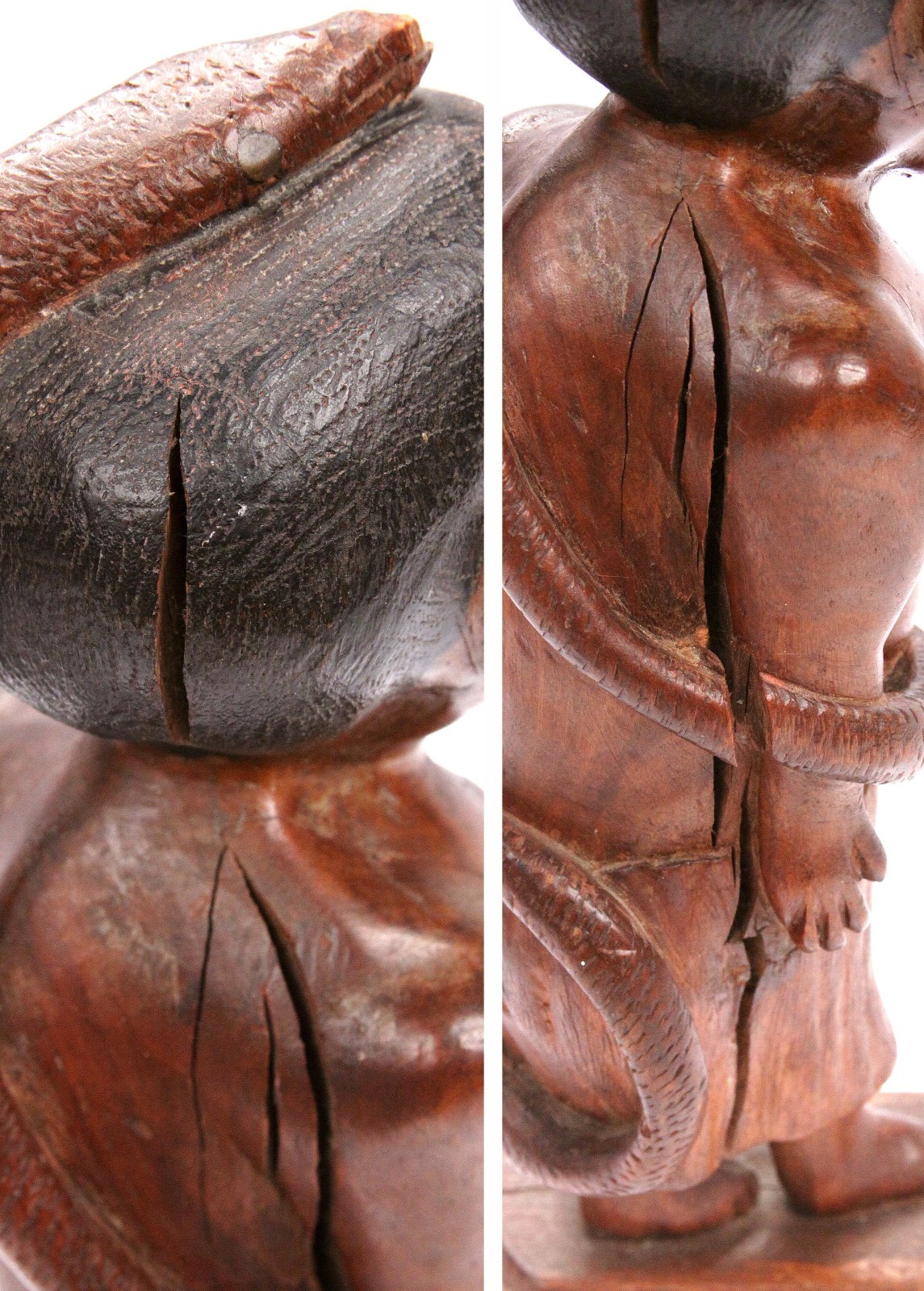 Vintage Melanesian Micronesian Carved Wooden Figure Pacific Island Polynesian