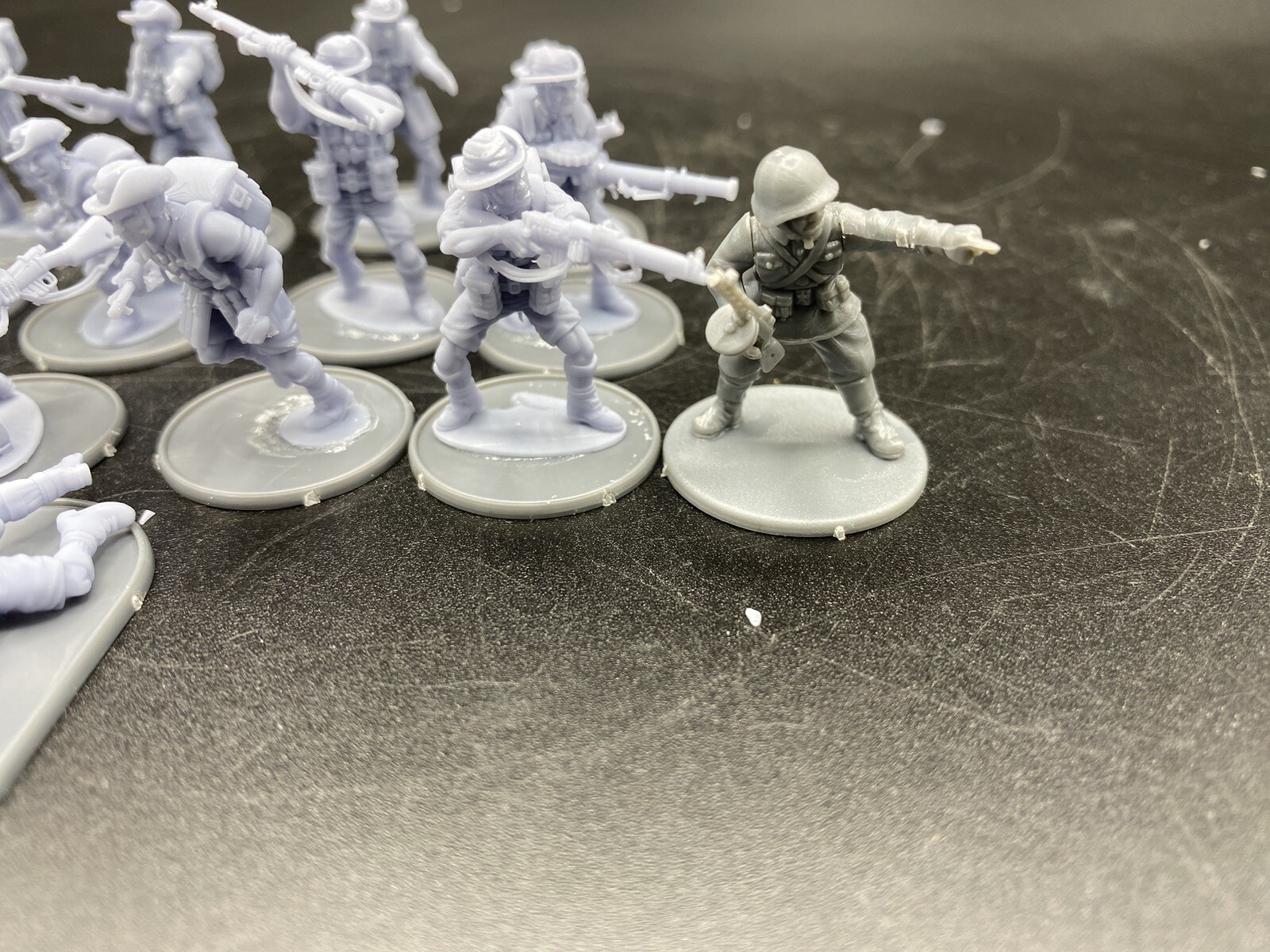 28mm, 3D Printed, WW2, Australians Infantry (17), Bolt Action.