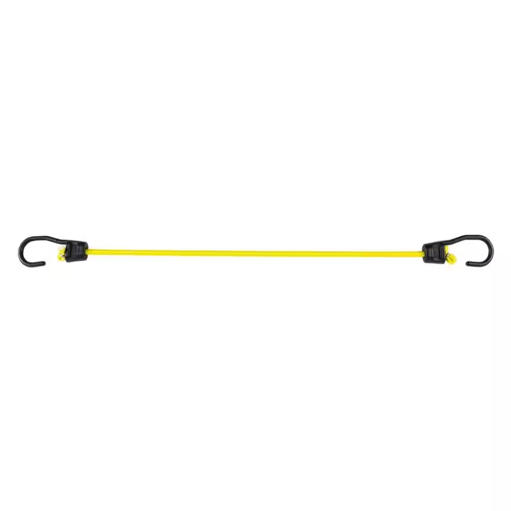 24 In. Yellow Ultra Bunge Cord with Hooks