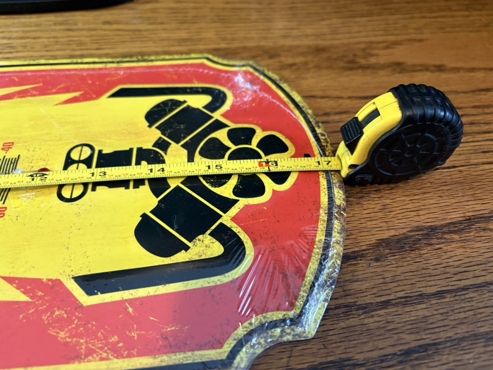 17.5 " Metal Vintage Style Mopar Parts Embossed Thermometer Sign Made USA NIP