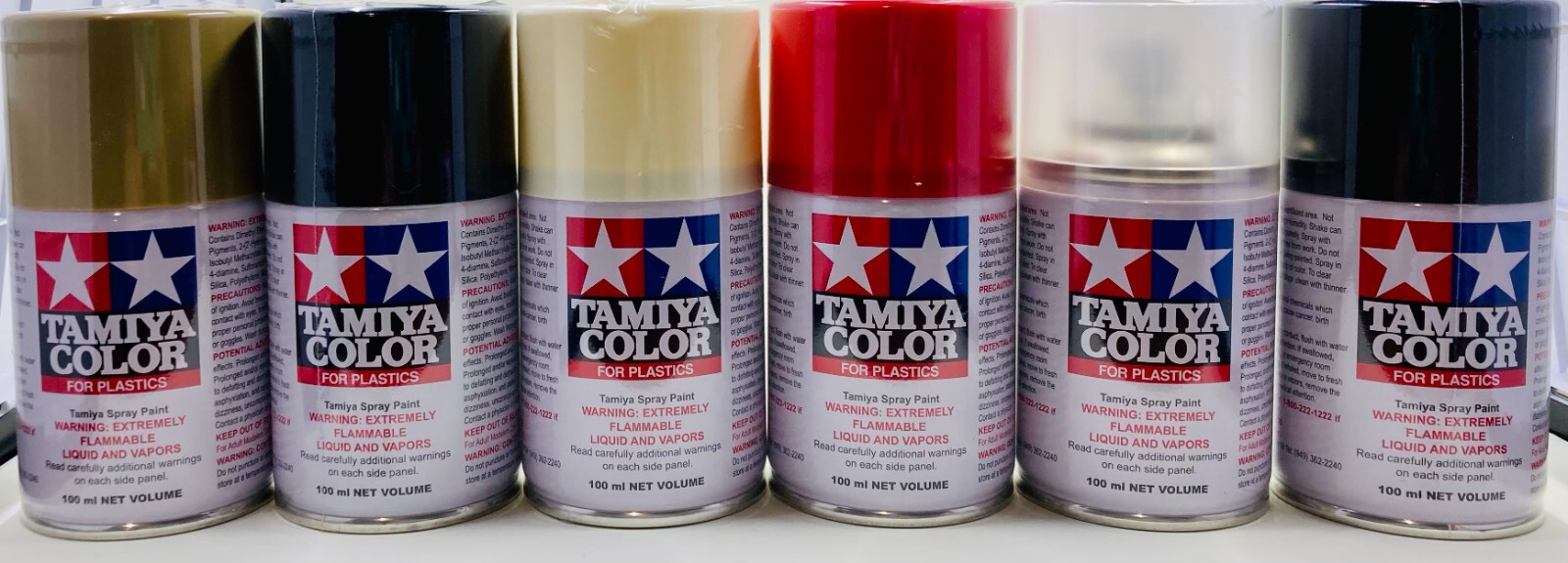 Tamiya Lacquer Spray Paint TS Series 100ml for Plastic Models