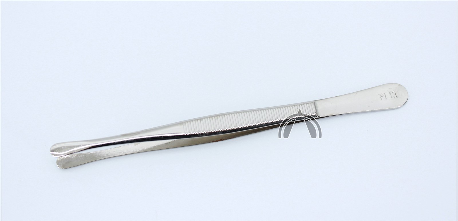 Professional Stamp Tongs with WIDE Straight Rounded Tip : 4 5/8" Long : #Pi13