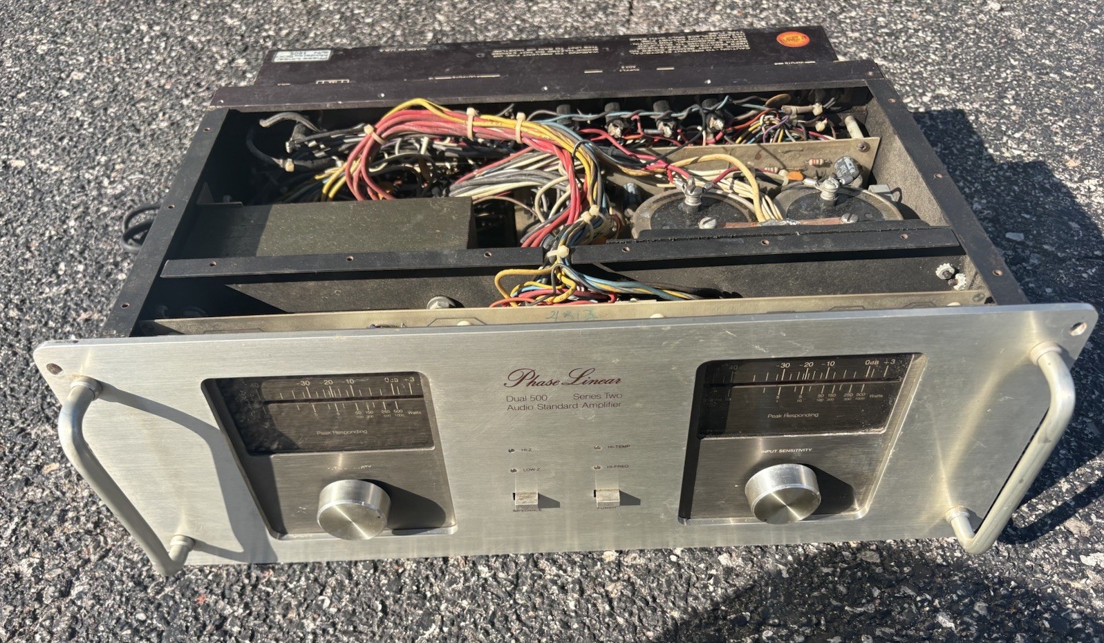 Phase Linear Model 500 Series Two Amplifier - As Is - For Restoration