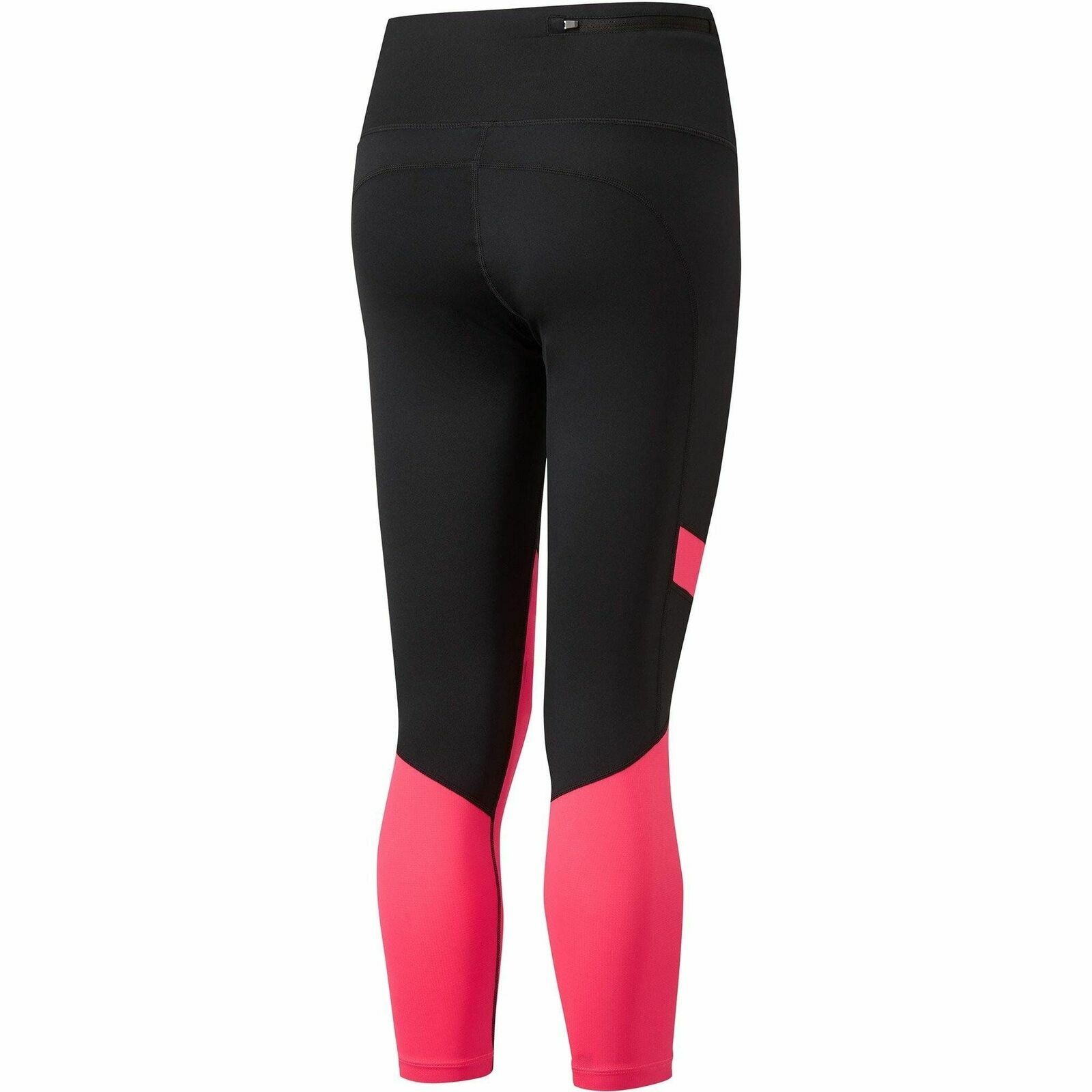 Ronhill Tech Revive Crop Tight Womens Size Small - Black/Hot Pink
