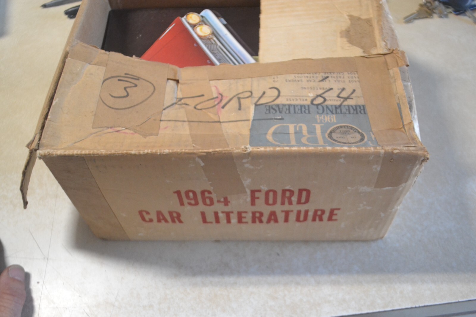 1964 Ford Sales Brochure "Big Total Performance Cars" Galaxy Custom Wagon 500