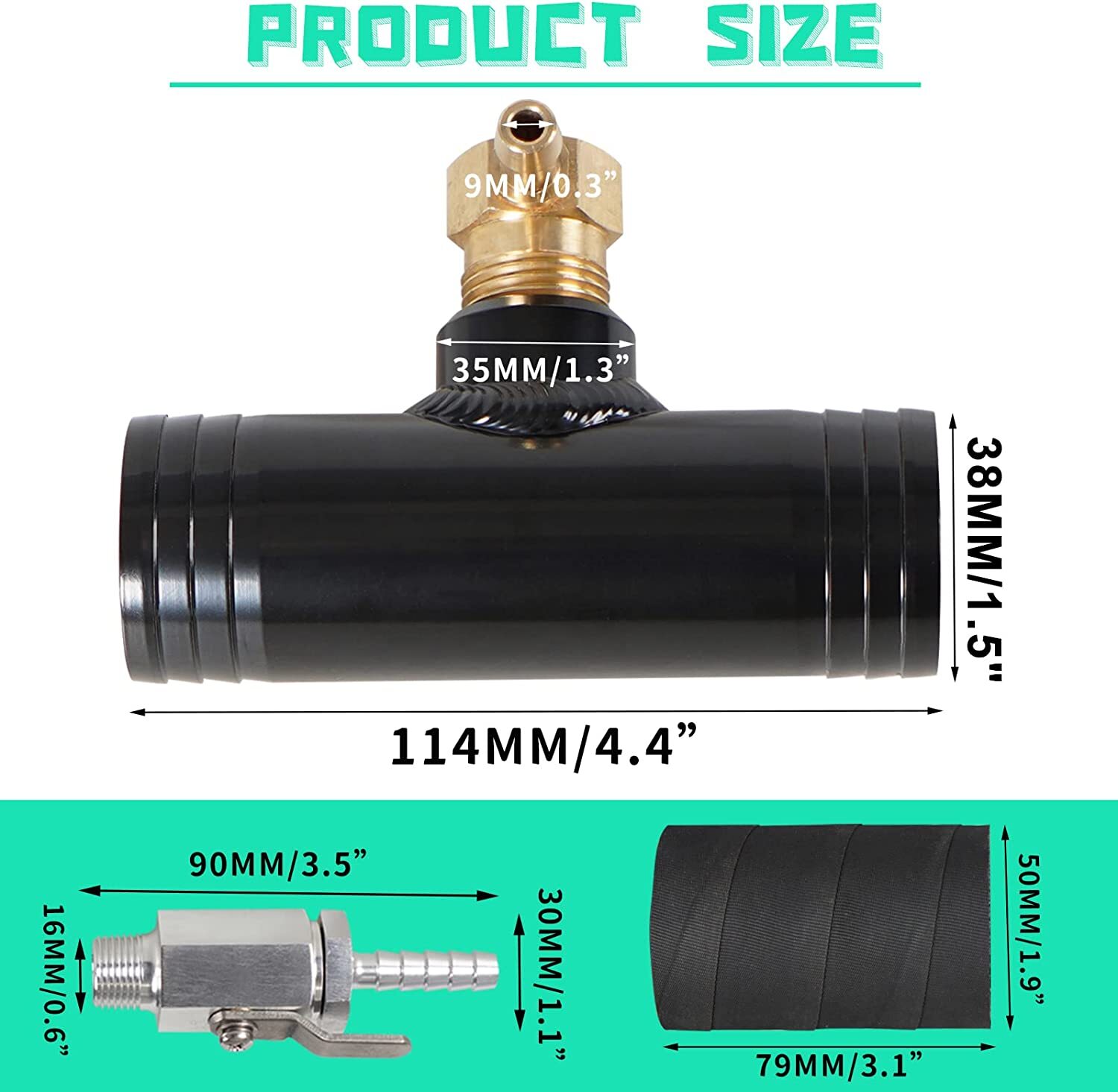 1 1/2" Diesel Installation Kit Feed Mounting Kit Auxiliary Transfer Fuel Tank