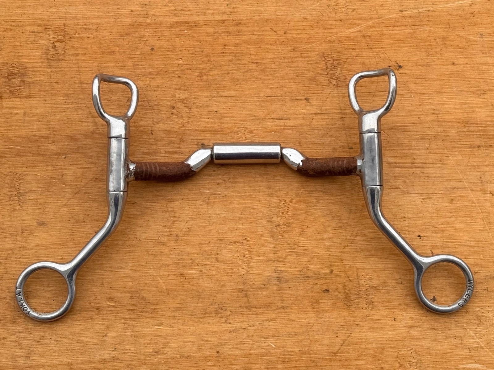 MYLER HBT Shank Sweet Iron Mullen Barrel Low Port Western Horse Bit ~ MB06 ~ 5"