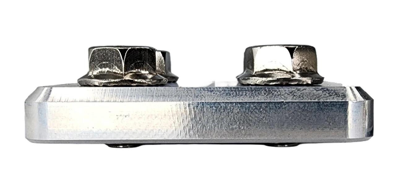 Sky High Car Audio Flat Battery Terminals Multi Spot 4 Connector Pair Aluminum