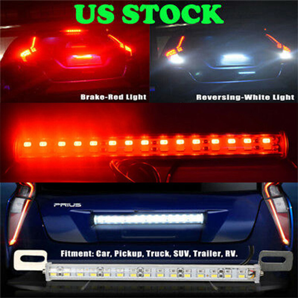 White Red 30 LED License Plate Tag Light Lamp for Truck SUV Trailer Universal