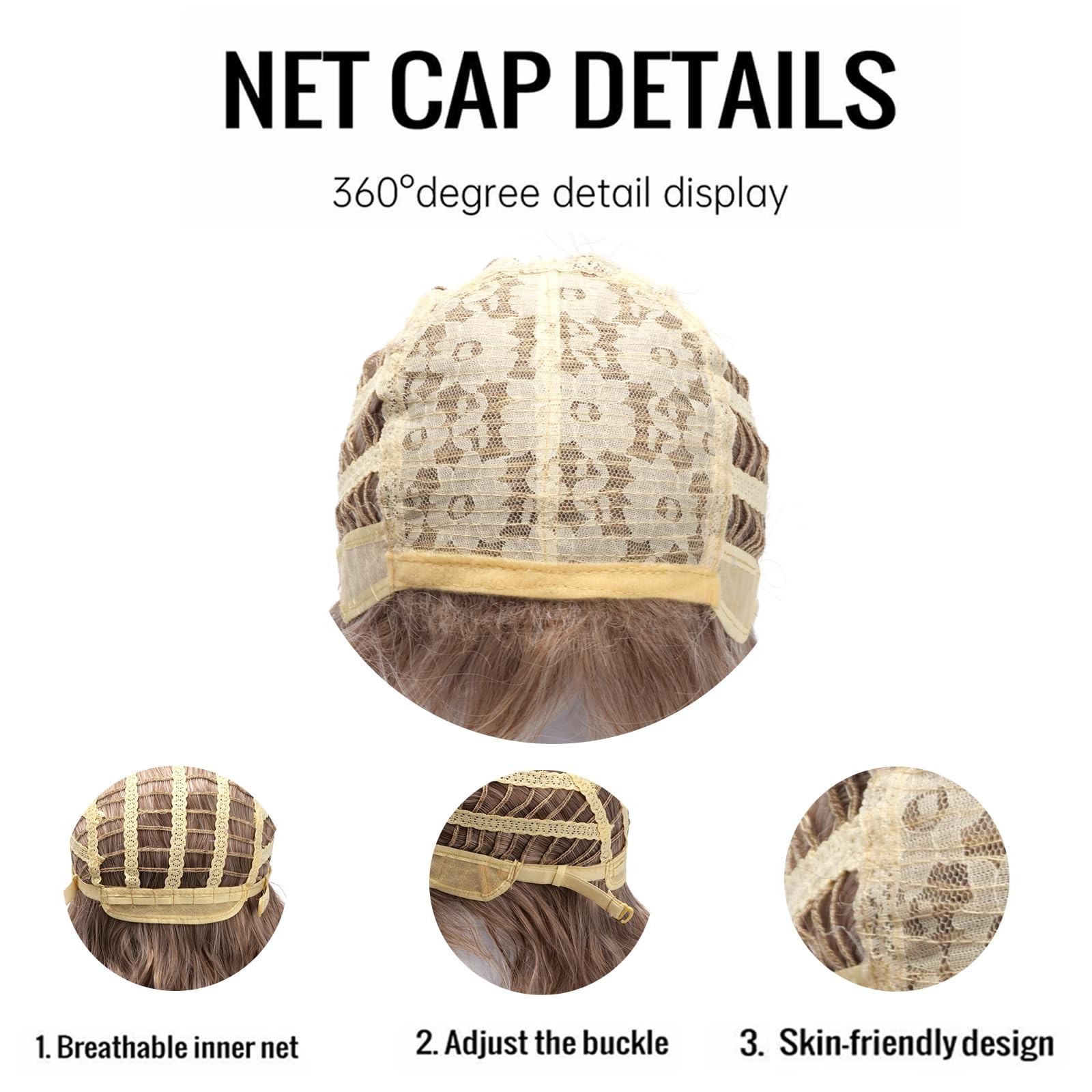 Mullet wig|Adult Funny Wigs for Men|Pop Rock Wig|Joe Dirt Wig for 70s|80s Wig