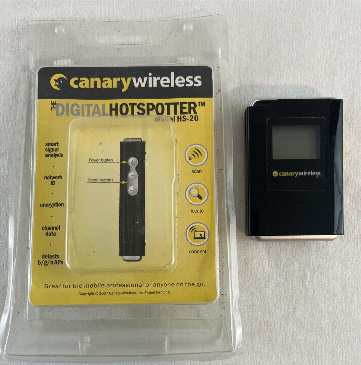 Canary Wireless Model HS-20 Digital Hotspotter - Tested Works