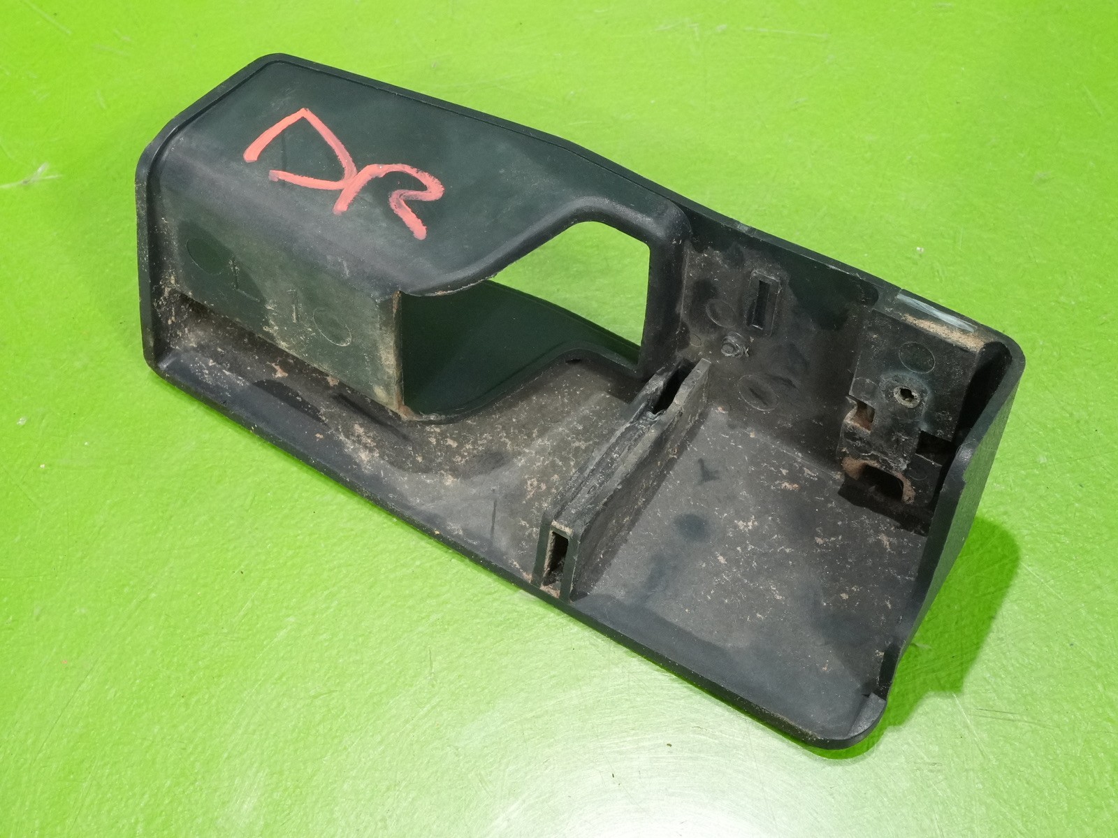 92-95 Civic OEM fuel gas tank trunk hatch popper opener cover trim panel blue