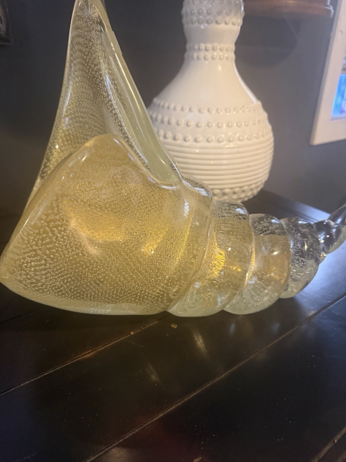 Vintage Murano Conch Shell