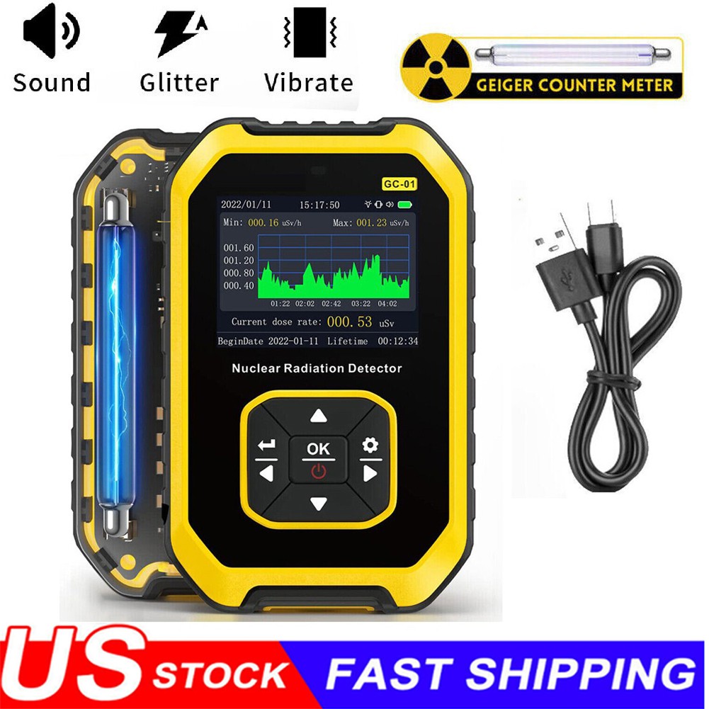 Portable Nuclear Radiation Detector GM Geiger Counter Tube β γ X-Ray Dosimeter