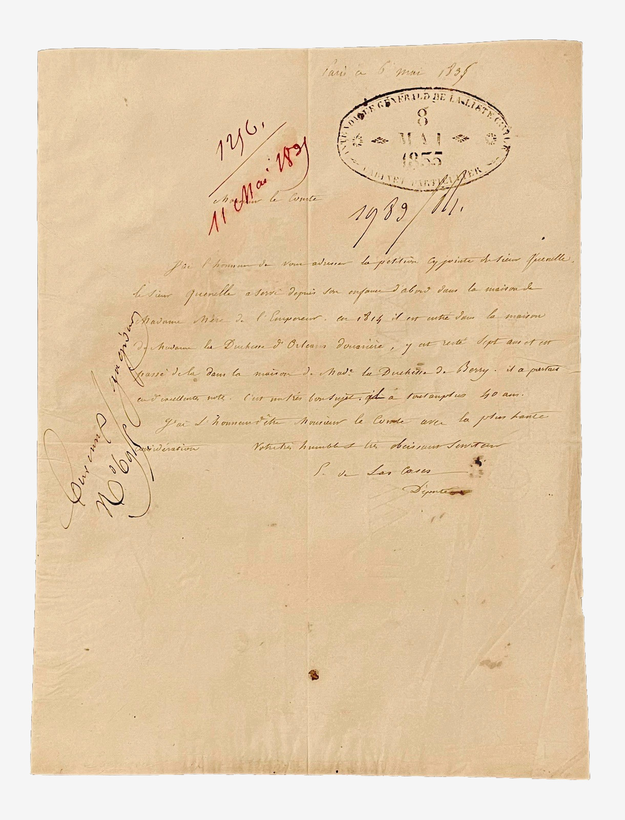 Napoleon‘s Count Las Cases Accompanied the Emperor to Sainte Helene